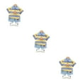 thumbnail image 1 of pitrice 1/2/3 Enfants Motif Rayure Col Rabattable Chemise Pantalon Ensemble Voyage Randonnée Parti Garçons Filles Tops Shorts Kit Cadeau d'Anniversaire Jaune 100cm 3PCS, 1 of 6