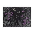 thumbnail image 5 of Yayeee Area Rugs for Living Room 5.2'x4' Non Slip Washable Bedroom Floor Carpet, Gothic Floral Print, 5 of 5