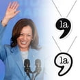 VOPPV Kamala Harris Comma La ' , la Campaign Earrings/Necklaces Harris ... Kamala Harris earrings VOPPV Kamala Harris Comma La ' , la Campaign Earrings/Necklaces Harris ...
