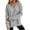 06-Gray, variant on Diufon Scalloped Sweatshirt for Women Oversized Long Sleeve V Neck Thin Fleece Lined Sweatshirts Fall Winter Thermal Pullover