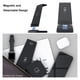 thumbnail image 3 of Irfora Reemplazo para iPhone12 11 X XR XS Samsung Galaxy S9 S8 iWatch 5 4 3 2 1 Cargador inalámbrico Airpods Soporte 3 en 1 Estación de carga inalámbrica rápida con certificación Qi Irfora Base de carga, 3 of 7