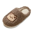 thumbnail image 2 of WOYY Women's Fuzzy Slippers Winter Warm Graphic Slippers Casual Non Indoor Shoes, 2 of 8