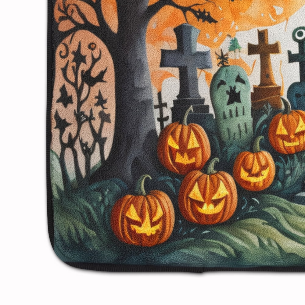 Carolines Treasures DAC2267RUG 19 x 27 in. Unisex Papel Picado Skeletons Spooky Halloween Memory Foam Kitchen Mat