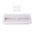 thumbnail image 2 of RV Exhaust Vent Cover, RV Range Hood Vent Cover with Locking Damper and Screws for  Trailer RV, RV Side Vent Fan Cover Exhaust Hood Vent Parts, Include 10Pcs Screws, 2 of 7