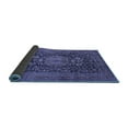 thumbnail image 2 of Ahgly Company Indoor Rectangle Medallion Blue Traditional Area Rugs, 8' x 10', 2 of 4