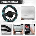 thumbnail image 5 of Uorisanigo Boho Car Wheel Cover for Women Turtle Car Steering Wheel Protector for Most Vehicle Easy to Install Car Steering Wheel Cover with Elastic Edge Soft Car Accessories Gift for Mom, 5 of 8