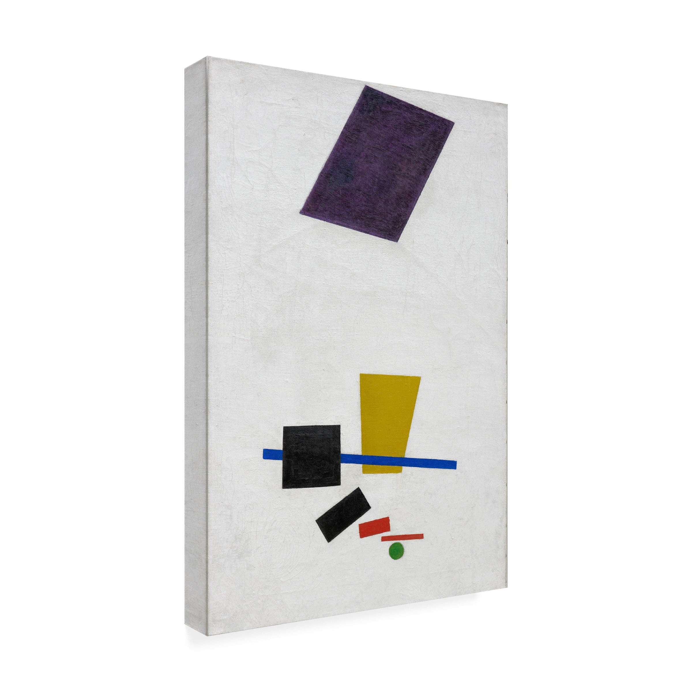 Kazimir Malevich 'Color Masses In The 4Th Dimension' Canvas Art