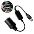 thumbnail image 1 of Y-Loong Car Converter Adapter Usb Port To 12v Cigarette Lighter Socket Female, 1 of 5