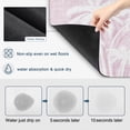 thumbnail image 3 of Palm Tree Dish Drying Mats for Kitchen Counter, Tropical Plant Coastal Summer Pink Absorbent Coffee Bar Mat with Non-slip Rubber Backed Quick Drying Dish Rack Pad 12"x16", 3 of 9