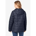 thumbnail image 2 of Woman Within Plus Size Packable Puffer Jacket, 2 of 6