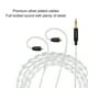 thumbnail image 3 of Cable Para Auriculares, Cobre Plateado De 3,5 Mm A MMCX Cable Para Auriculares De Sonido Sin Pérdidas Para Tabletas, 3 of 7