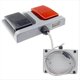 thumbnail image 1 of Interruptor de Pie MDFS-67 de Doble Pedal, con Cable de 10 A/220 V CA, con Restablecimiento Automático, Forjado y Textil. A, 1 of 7