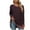 Red, variant on XFLWAM Women's Crew Neck Long Sleeve Sweatshirt Casual Loose Fit Striped Pullover Tops Side Slit Fall Tshirt Blue S