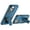 Blue, variant on For iPhone 13 Pro Max Sturdy Bracket Kickstand Magnetic Hybrid - Black