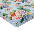 thumbnail image 4 of Ambesonne Hydrangea Pattern Fitted Sheet, Colorful Floral, Queen Size, Pale Blue Multicolor, 4 of 5