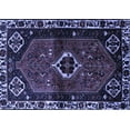 thumbnail image 1 of Ahgly Company Indoor Rectangle Persian Blue Traditional Area Rugs, 2' x 3', 1 of 4