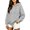 Light Gray, variant on Zip Up Hoodie Women Casual Oversized Sweatshirt Lightweight Jacket | Womens Hoodies Long Sleeve Y2K Hooded Sweatshirt Women Fashion Zipper Fall Jackets With Pocket