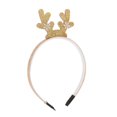 thumbnail image 1 of venado cuerno pelo aro fiesta de navidad bling accesorios para el cabello de oro Sunnimix Navidad niños aro de pelo, 1 of 8