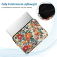 thumbnail image 2 of FORMRS 15-15.6 inch Laptop Sleeve Case Soft Carrying Quilted Computer Bag Cover, Orange Japanese Flowers Pattern, 2 of 7