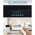 thumbnail image 2 of Seetaras Portable Air Conditioner, 14,000 BTU Air Conditioners 3-IN-1 Quiet AC Unit with Remote Control, Built-in Dehumidifier, Fan, Sleep Mode, Cools Room up to 750 sq. ft, Window Exhaust Kit, 2 of 7