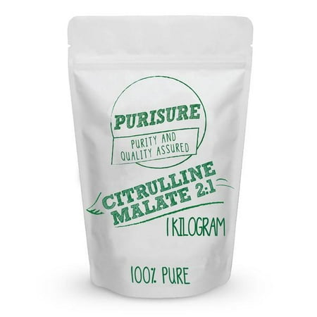 Purisure Pure Citrulline Malate Powder, 334 servings (Best Citrulline Malate Pre Workout)