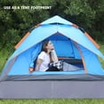 thumbnail image 6 of REDCAMP Large Waterproof Camping Tarp Lightweight, 9x7/10x10 Feet Multifunctional Insulated Tent Footprint for Camping, Hiking, Backpacking, Grey/Blue/Green, 6 of 7