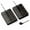 Black 2PC, variant on 3000W 6 Universal AC Jack Power Strip Surge Protector Timed Desktop Socket With PD3.0 QC3.0 Fast USB Charger 2M Extension Socket
