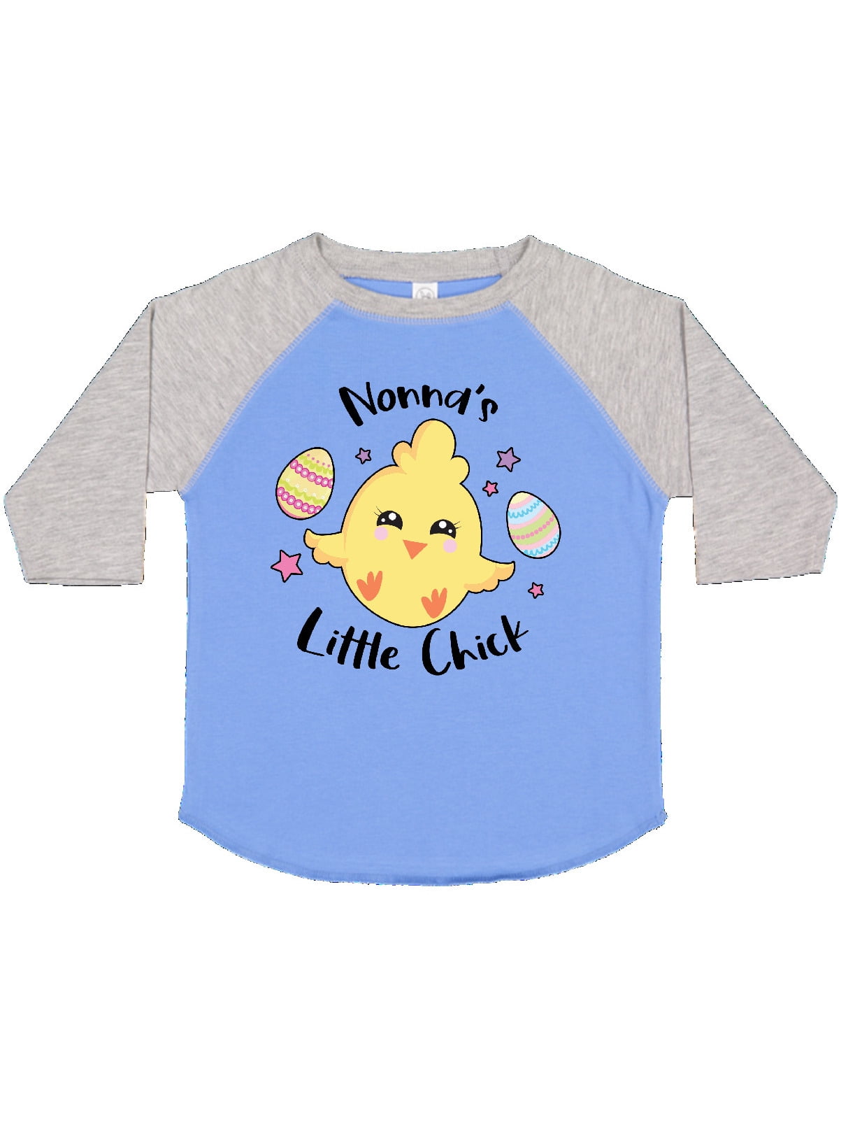 inktastic Happy Easter Nonnas Little Chick Toddler Long Sleeve T-Shirt