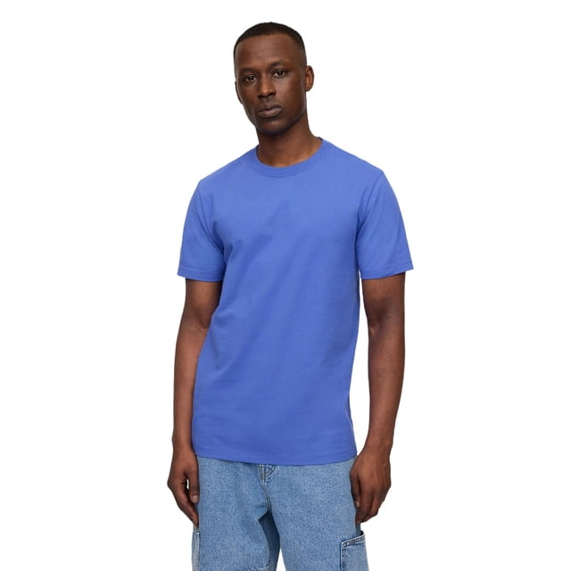 Remera GAP Everyday Soft de cuello redondo en azul deslumbrante, talla S