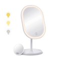 thumbnail image 1 of Makeup Mirror With LED Lights USB Rechargeable 180 Degree Rotation Professional Beauty Touch Screen Makeup Mirror ,Widely Use, 1 of 7