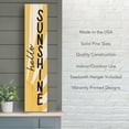thumbnail image 4 of Highland Home Hello Sunshine Indoor/Outdoor Pallet Wood Sign, 4 of 7