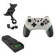 thumbnail image 1 of Juego De Controlador Blanco Juego De Mando Inalámbrico Con Cargador De Interfaz Dual Soporte De Controlador Cable De Carga Usb Monstrate EL010028-00, 1 of 6