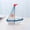 Red Flag, variant on Godderr Mini Sailboat Model Decoration Wooden Small Boat Tabletop Decoration Small Sailboat 5x4x1in