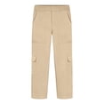 thumbnail image 6 of Miluxas Boy's Slim Fit Cargo Jeans Straight Leg Streetwear Work Pants with Pockets Gold 11-12 Years, 6 of 7