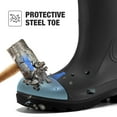 thumbnail image 2 of NINGO Waterproof Rubber Steel Toe Rain Boots for Men,Black Size 13, 2 of 8