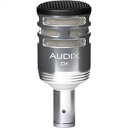 Audix D-6 Sub Impulse Kick Microphone - Brushed Aluminum Special Edition