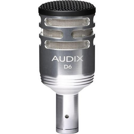 Audix D-6 Sub Impulse Kick Microphone - Brushed Aluminum Special Edition