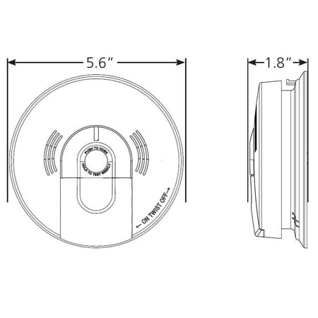 Kidde Hardwire Combination Smoke Carbon Monoxide Detector Battery Backup Voice Warning Interconnectable, Electrochemical, Ionization
