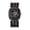 Black, variant on Women's Analog Quartz Bohemian Tonneau Case Decompression Natural Wood Beaded Stretch Band Watch – Handmade Elastic Buddhist Bead Bracelet with Floral Dial for Women