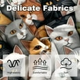thumbnail image 3 of Cat Elegant Velvet Throw Pillow Covers and Inserts - Set of 2, Available in 16x16, 18x18, 20x20 Inches for Home Decor, Unique Patterns for Sofa, 3 of 6