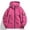 Red, variant on Women's Casual Jacket for Everyday Wear - Loose Hooded Windbreaker Style Coat for Spring and Autumn Versatile Solid Color Outerwear for Casual Yellow S