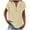 Beige_002, variant on Fgnfyis Womens Short Sleeve Tops Women's Summer Tank Loose Fit Pleated V Neck Sleeveless Top Curved Flowy T Shirts for Women Beige_001 L