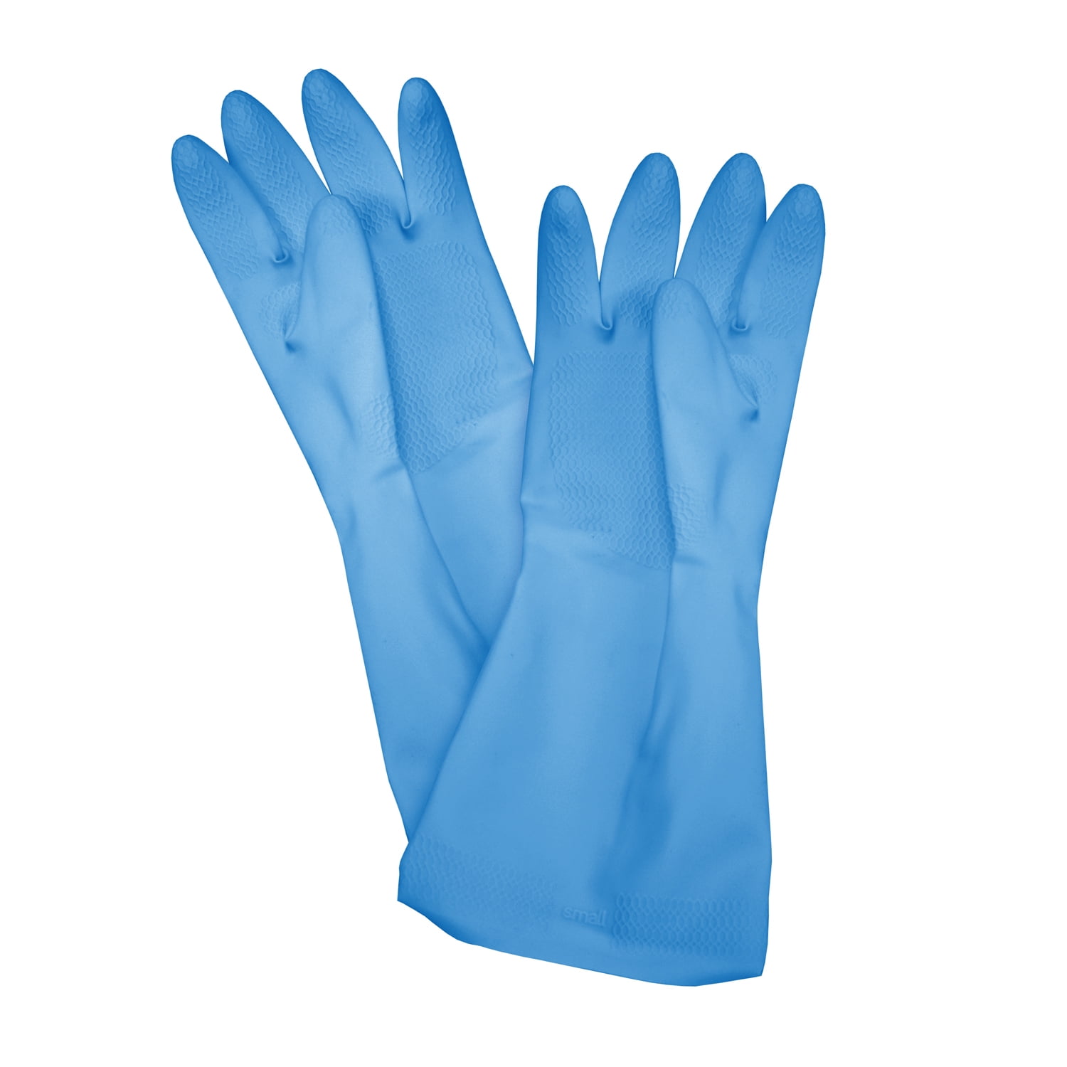 Excellante 12" x 3 7/8", latex gloves, small, blue (18 mil), comes in