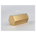 thumbnail image 4 of WORGEOUS Organizador de pluma hexagonal creativo Organizador de contenedores Metal Desktop Caja de almacenamiento de artículos de estudiante Suministros de oficina (Dorado), 4 of 7