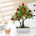 thumbnail image 1 of Qiopertar Clearance Free Shipping Simulated Artificial Flower Bonsai Potted Plants Living Room Decoration Dining Table Placement Home Compositional Potted Plant Decoration, 1 of 6