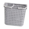 thumbnail image 4 of Cesto para ropa sucia hueco con asas y cesta para calcetines para baño, versátil, de material PP, con ventilación, para juguetes, 41 x 30 x 36 cm Gris claro, 4 of 8