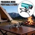 thumbnail image 4 of Blarkrus Portable Folding Camping Stove, Mini Gas Stove for Outdoor Cooking, for Camping Picnic Hiking Backpacking Setup, Green, 4 of 7