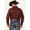 thumbnail image 4 of Cody James Men's Basic Twill Long Sleeve Button-Down Performance Western Shirt - CJFA23W17-T WINE  Tall, 4 of 4