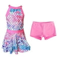 thumbnail image 1 of Maillots de Bain pour Filles une Pièce Imprimé Floral Séchage Rapide Mignon 8-9 Ans, 1 of 6