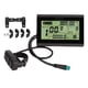 thumbnail image 2 of Medidor De Pantalla Eléctrica, Carcasa De ABS Resistente Scooter Eléctrico Pantalla LCD Botones De 24 V 36 V 48 V USB Ligero Con Conector A Prueba De Agua De 5 Pines Para, 2 of 7